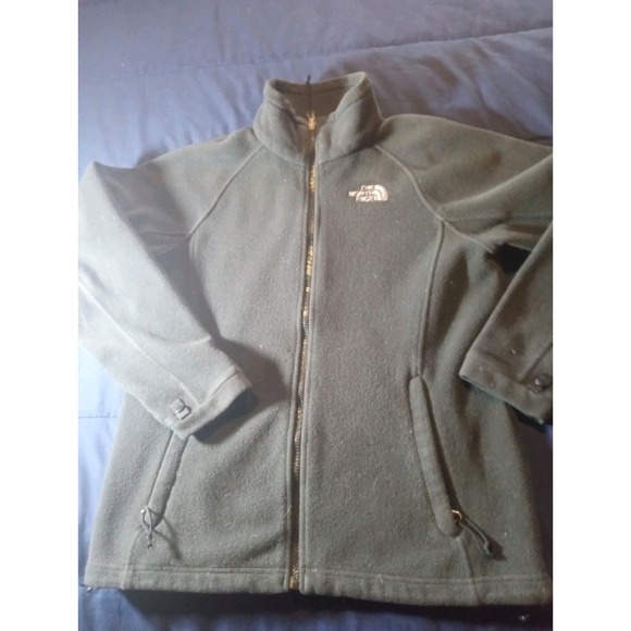 North Face Sweatshirt‎ Womens Medium Black Fleece Outdoor Casual Hiking Zip - Picture 1 of 5